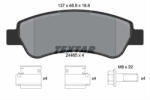 TEXTAR Set placute frana TEXTAR 2446501