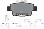 TEXTAR Set placute frana TEXTAR 2434903