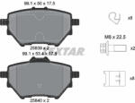 TEXTAR Set placute frana TEXTAR 2583901