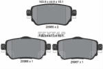 TEXTAR Set placute frana TEXTAR 2596501