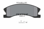 TEXTAR Set placute frana TEXTAR 2408301