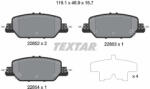 TEXTAR Set placute frana TEXTAR 2285201