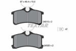 TEXTAR Set placute frana TEXTAR 2401301