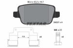 TEXTAR Set placute frana TEXTAR 2453702