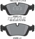 TEXTAR Set placute frana TEXTAR 2328702
