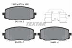 TEXTAR Set placute frana TEXTAR 2427501