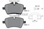TEXTAR Set placute frana TEXTAR 2398404