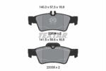 TEXTAR Set placute frana TEXTAR 2333403