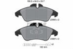 TEXTAR Set placute frana TEXTAR 2399002