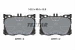 TEXTAR Set placute frana TEXTAR 2258601