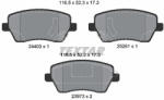 TEXTAR Set placute frana TEXTAR 2440301