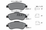 TEXTAR Set placute frana TEXTAR 2463801