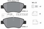 TEXTAR Set placute frana TEXTAR 2370502