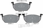 TEXTAR Set placute frana TEXTAR 2203501