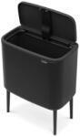 Brabantia Matt fekete acél érintésre nyíló szemetes 36 l Bo Touch Bin - Brabantia