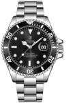 Tevise Ceas mecanic automatic, Tevise, Skeleton, Clasic, Otel inoxidabil Ceas