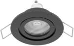 EGLO Barranco GU10 fekete fürdőszobai mennyezetbe építhető lámpa (EG-902249) GU10 1 izzós IP44 (902249)