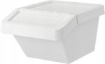 IKEA Sortera szemetes, fehér, 37 L, fedővel, hulladék szortírozáshoz (102.558.97)
