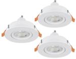 EGLO Barranco GU10 fehér mennyezetbe építhető lámpa szett (EG-902255) GU10 3 izzós IP20 (902255)