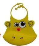  Szilikon előke zsebbel, feltekerhető, BPA-mentes, 19×17cm (SMY0012)