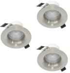 EGLO Saliceto matt nikkel LED mennyezetbe építhető lámpa (EG-902331) LED 1 izzós IP20 (902331)