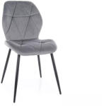 SIGNAL MEBLE Rick Bársony Étkezőszék Geometrikus Szürke (SIG-RICKVCSZ)