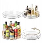 Zd trading Forgó Tároló Tálca, 28cm, forgatható polc, műanyag, 360°