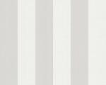 AS Creation Tapéta Csíkos Fehér Szürke Egyenletes 9CM (3140-31)