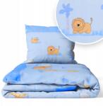 Ankras Ágyneműhuzat Garnitúra 120x90 CM Gyerekágyba 2 Részes 90x120 (P-2 120/90 40/60 ZOO NIEBIESKIE)