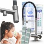 Ari Konyhai Csaptelep, kihúzható cső, forgatható, szűrő, grafit színű (Bateria Kuchenna Trójdrożna 0001235)