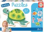 Educa - Puzzle Puzzles pentru copii Animale acvatice - 1 - 39 piese Puzzle