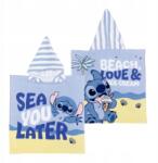 Arditex Disney Stitch Gyerek Poncsó Törölköző 50×100cm, mikroszálas (poncho stitch)