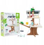 Classic World Faház kiegészítőkkel, fa, 31 darab, 40×35×50cm, 3+ éveseknek (CW50566)