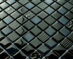 Englass Black Glamour grafito fekete üvegmozaik (804 glamour gr)
