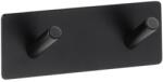 Bemeta Easy Cuier baie dublu, negru (163106270)