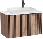 Roca Set mobilier baie cu riflaj (masca si lavoar cu sertar) Roca Horizon 91x50xH56 cm, bej/alb (A851949554)