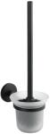 Bemeta Nox Perie WC cu suport H39 cm, negru (102413010)