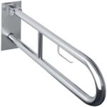 Bemeta Help Bara de sprijin rabatabila cu suport hartie 90 cm, inox mat, montaj ascuns (301407292)