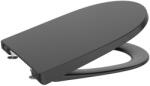 Roca Ona Compact Capac WC soft close, negru mat (A801E22081)