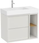 Roca Set mobilier baie (masca si lavoar cu sertar si raft cu polita) Roca Tura 80x43xH60 cm, pe partea dreapta, alb (A852028558)