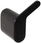 Bemeta Organic Cuier baie 4 cm, varianta dreapta, negru (167106190)