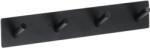 Bemeta Easy Cuier baie cu 4 brate, negru (163106290)