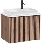Roca Set mobilier baie cu riflaj (masca si lavoar cu sertar) Roca Horizon 72x50xH56 cm, bej/alb (A851948554)