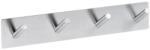Bemeta Easy Cuier baie cu 4 brate, inox mat (163106295)
