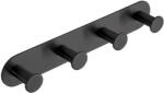 Bemeta Easy Cuier baie rotunjit cu 4 brate, negru (163106390)