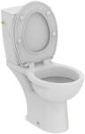 Ideal Standard Set Vas WC pe pardoseala cu rezervor aparent si capac soft-close Ideal Standard Eurovit 37x66 cm, evacuare orizontala (W328501)