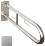 Bemeta Help Bara de sprijin rabatabila cu suport hartie 85 cm, inox mat, montaj ascuns (301407322)