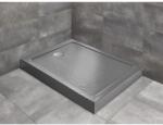 Radaway Cadita dus dreptunghiulara Radaway Doros F Compact Stone 160x80 cm, antracit (acril aspect piatra) (SDRFP1680-05-64S)