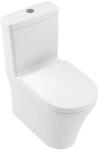 Villeroy & Boch Set Vas WC pe pardoseala cu rezervor aparent si capac soft close Villeroy & Boch O. Novo Rimless 36x61 cm evacuare orizontala (4625R001/5788S101/8M36S101)