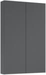 Roca Dulap baie 50x13xH80 cm Roca Extra, reversibil, negru (A857960531)